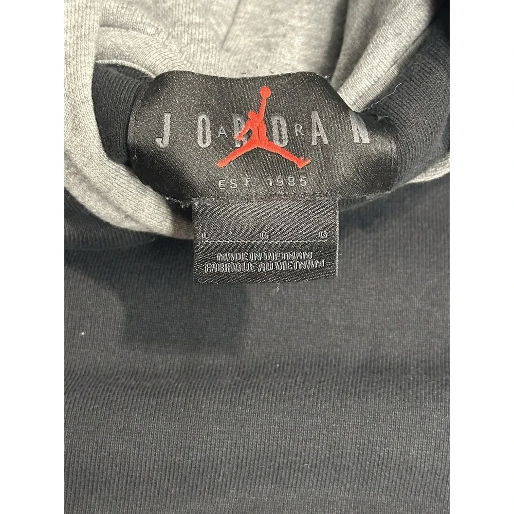 NIKE Air Jordan Sport DNA Black Fleece Pullover Hoodie Men's Size Large